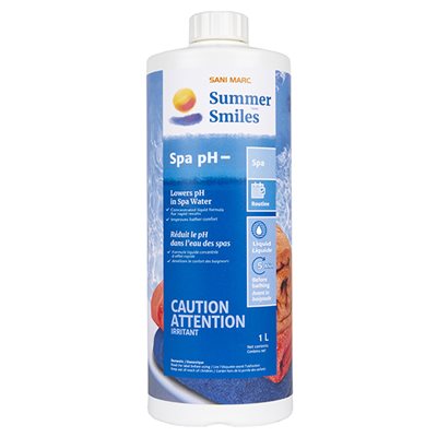 Decreases the pH (Spa pH-)